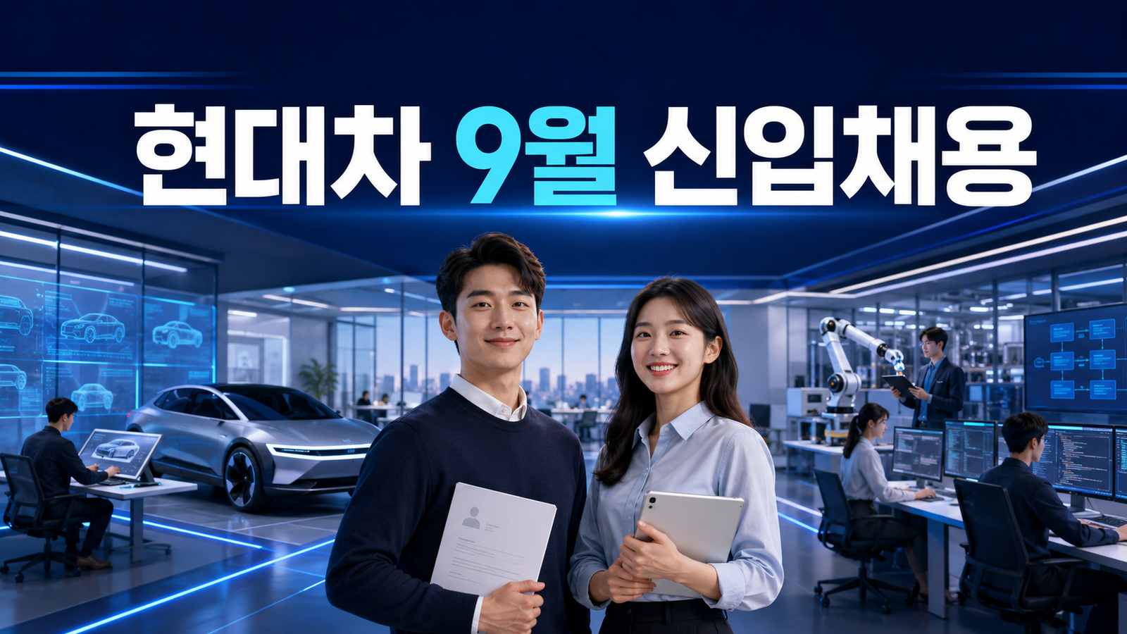 현대자동차 2026년 9월 신입채용 일정과 지원자격 안내