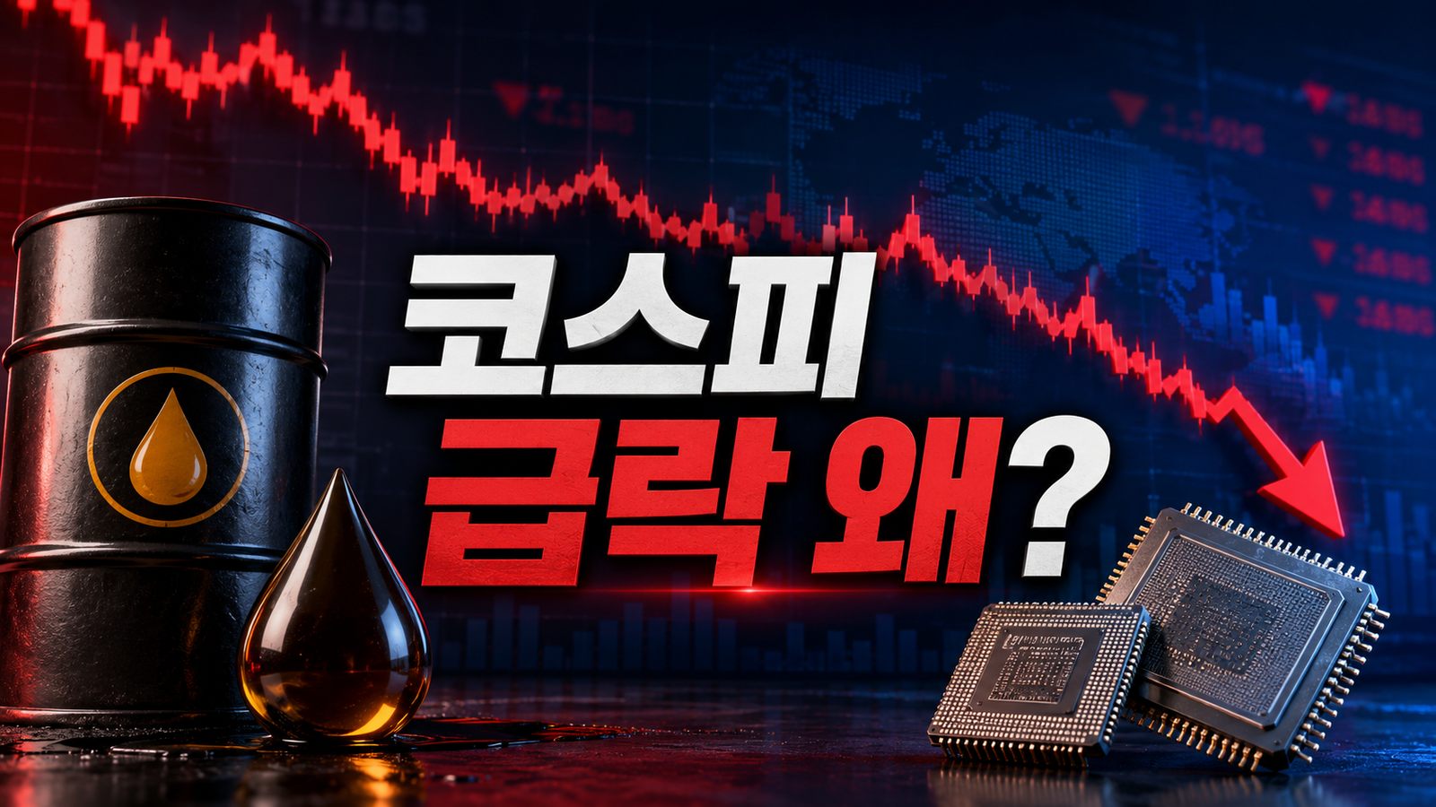 코스피 급락 원인과 삼성전자·SK하이닉스 주가 하락